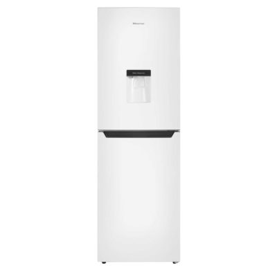 Hisense RB320D4WW1 55cm Static Fridge Freezer With Non-Plumbed Water Dipenser in White Hisense RB320D4WW1 55cm Static Fridge Freezer With Non-Plumbed Water Dipenser in White